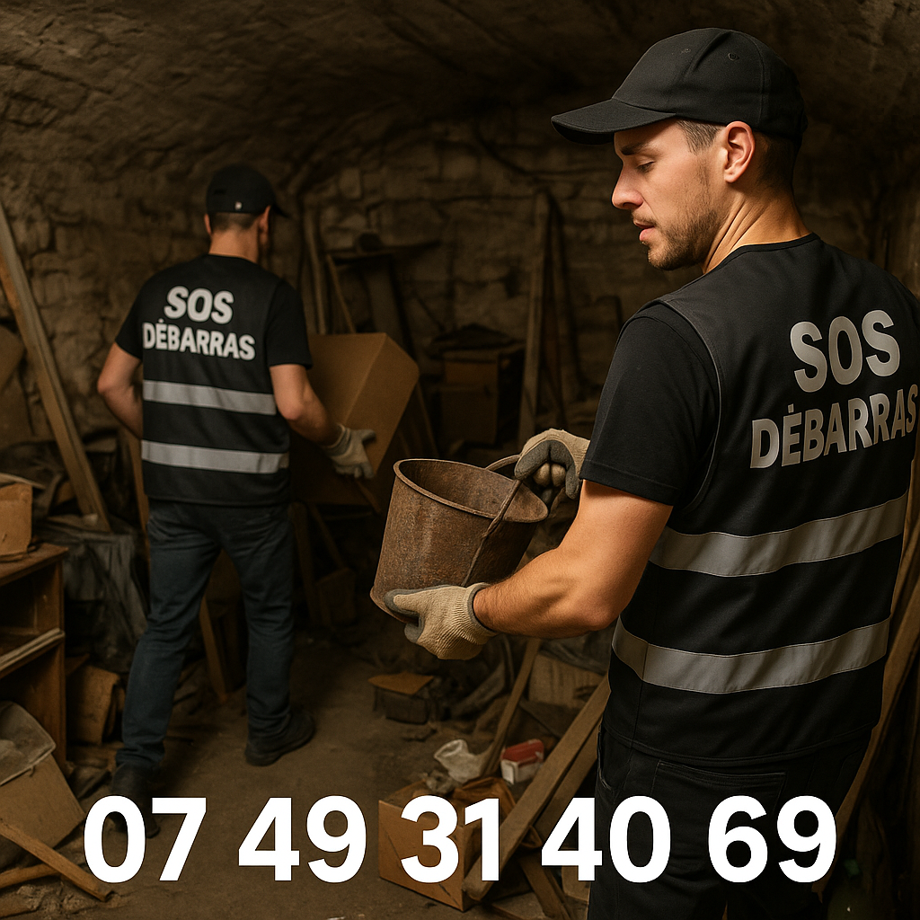 Débarras appartement CRETEIL 94000 équipe SOS débarras intervention urgente